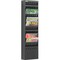 Safco Magazine Rack, 11 Pockets, Steel, 10"x4"x36-1/4", Black SAF4321BL - alternate 3